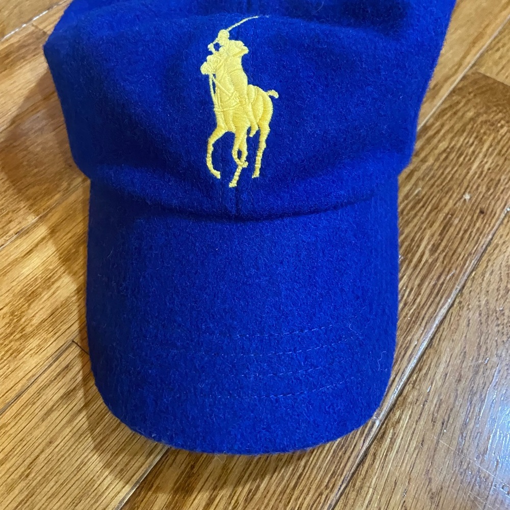 Blue polo hat